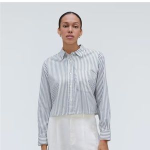 Everlane The Silky Cotton Way-Short Shirt